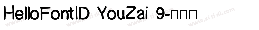 HelloFontID YouZai 9字体转换